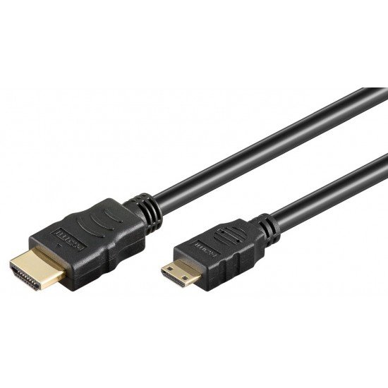 GOOBAY καλώδιο mini HDMI σε HDMI 31934 με Ethernet, 4K/30Hz, 5m, μαύρο GOOBAY καλώδιο mini HDMI σε HDMI 31934 με Ethernet, 4K/30Hz, 5m, μαύρο