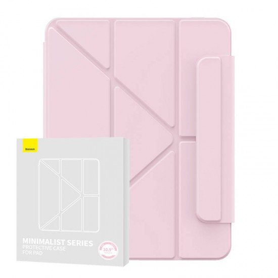 Baseus Μαγνητική Θήκη Minimalist Series για iPad 10 10.9″ (Ροζ)