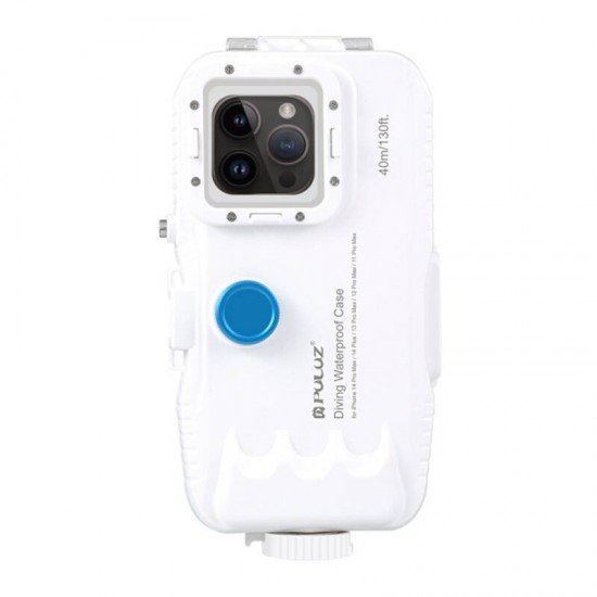 Plastic waterproof phone case Puluz for iPhone 14 Plus/Pro Max/13 Pro Max/12 Pro Max/11 Pro Max (white) Plastic waterproof phone case Puluz for iPhone 14 Plus/Pro Max/13 Pro Max/12 Pro Max/11 Pro Max (white)