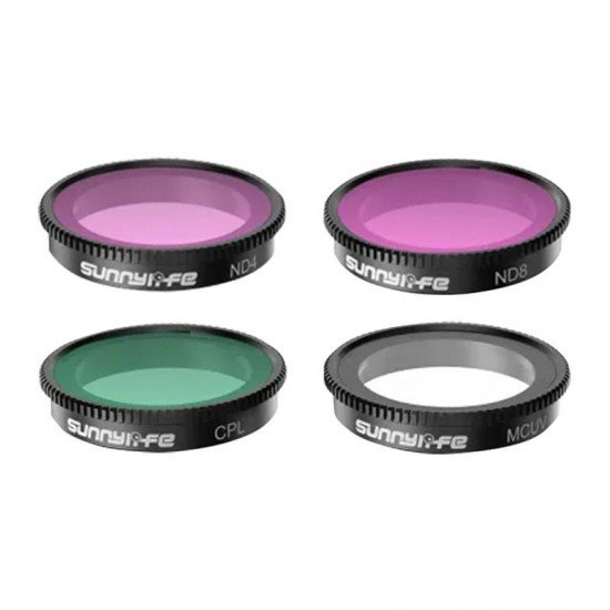 Set of 4 filters MCUV+CPL+ND4+ND8 Sunnylife for Insta360 GO 3/2 Set of 4 filters MCUV+CPL+ND4+ND8 Sunnylife for Insta360 GO 3/2