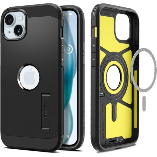 Spigen Tough Armor Mag Magsafe case for iPhone 15 6,1" black