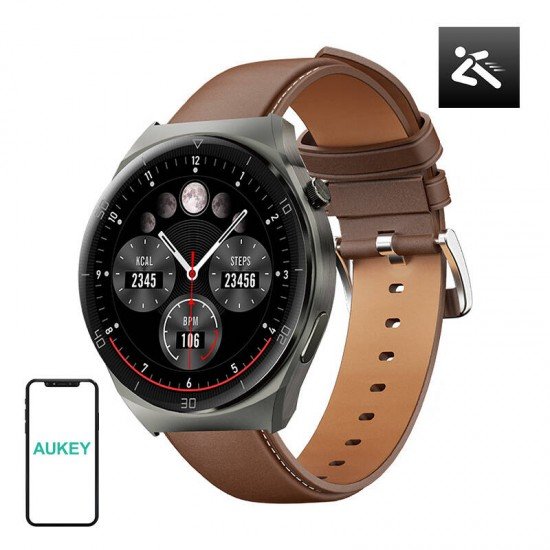 Smartwatch 2 ultra Aukey SW-2U (brown leather) Smartwatch 2 ultra Aukey SW-2U (brown leather)