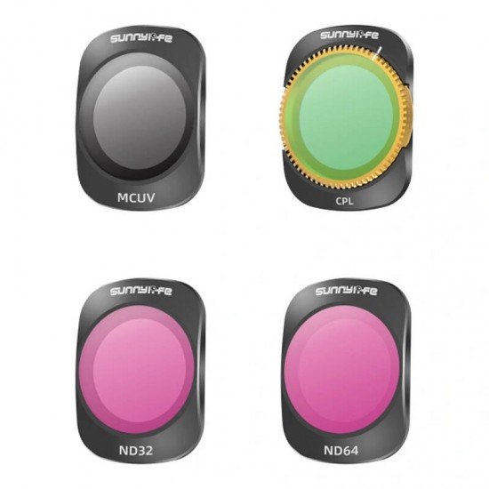 4 filters MCUV CPL ND32/64 Sunnylife for Pocket 3 4 filters MCUV CPL ND32/64 Sunnylife for Pocket 3