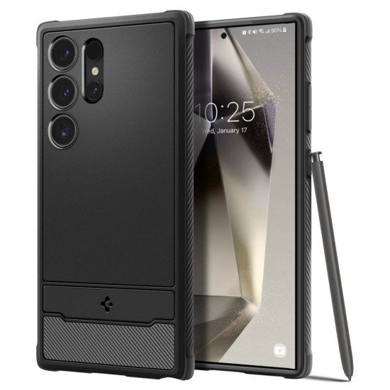 Spigen Rugged Armor case for Samsung Galaxy S24 Ultra matte black Spigen Rugged Armor case for Samsung Galaxy S24 Ultra matte black