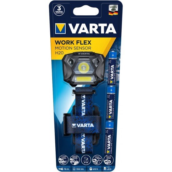 VARTA 18648101421 Work Flex MotionSensor H20 3AAA (ΠΕΡΙΛ) VARTA 18648101421 Work Flex MotionSensor H20 3AAA (ΠΕΡΙΛ)