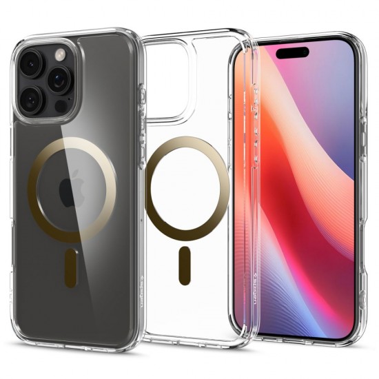 Spigen Ultra Hybrid Mag Magsafe case for iPhone 16 Pro 6,3" gold Spigen Ultra Hybrid Mag Magsafe case for iPhone 16 Pro 6,3" gold