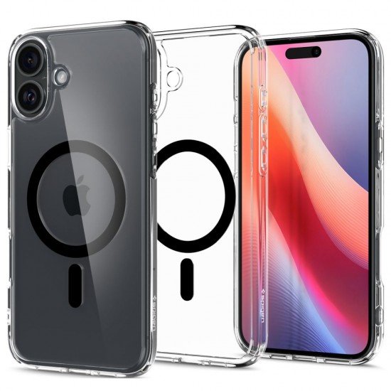 Spigen Ultra Hybrid Mag Magsafe case for iPhone 16 6,1" black Spigen Ultra Hybrid Mag Magsafe case for iPhone 16 6,1" black