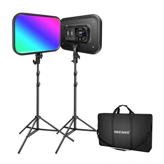 Kit Neewer RGB168 RGB LED, two lamps 60W 2500-8500K Kit Neewer RGB168 RGB LED, two lamps 60W 2500-8500K