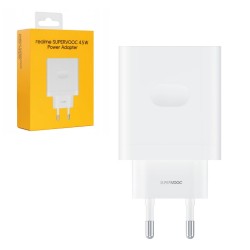 TRAVEL REALME VCB4JAEH USB A 5V/2A 11V/4.1A 45W WHITE ORIGINAL SERVICE PACK