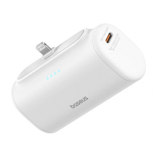 Powerbank OS-Baseus Compact IP 5000mAh 20W (white) Powerbank OS-Baseus Compact IP 5000mAh 20W (white)
