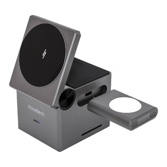 Choetech T632-F 3-in-1 15W inductive charger (black) Choetech T632-F 3-in-1 15W inductive charger (black)