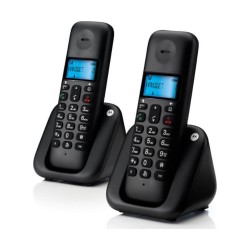 ΑΣΥΡΜΑΤΟ ΤΗΛΕΦΩΝΟ MOTOROLA T302 DUO ΜΕ ΑΝΟΙΧΤΗ ΑΚΡΟΑΣΗ ΜΑΥΡΟ GR