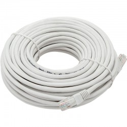 Patch cord UTP Cat5 15m Λευκό