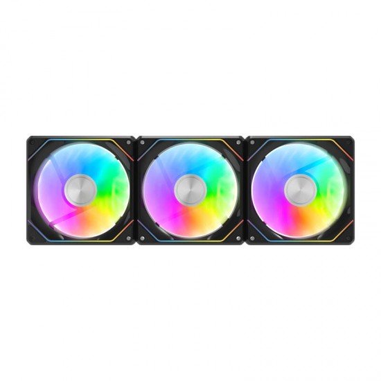 Darkflash Gauss G24 3 σε 1 ανεμιστήρες υπολογιστή (μαύρο) Darkflash Gauss G24 3 σε 1 ανεμιστήρες υπολογιστή (μαύρο)