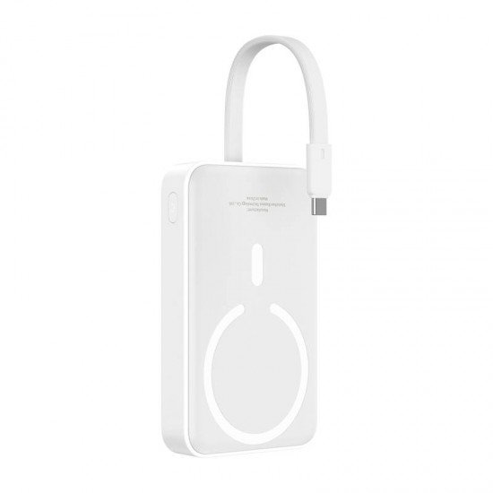 Baseus Mini 10000mAh 30W Magnetic Powerbank (λευκό) Bayern Edition Baseus Mini 10000mAh 30W Magnetic Powerbank (λευκό) Bayern Edition