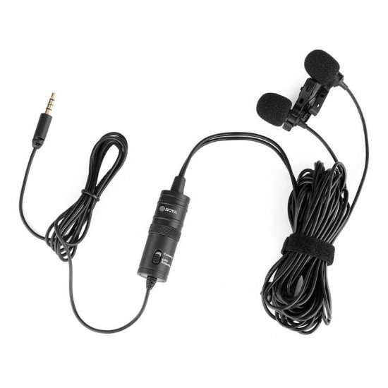 Boya BY-M1DM Μικρόφωνο ισοπαλίας Lavalier BY-M1DM Boya BY-M1DM Μικρόφωνο ισοπαλίας Lavalier BY-M1DM