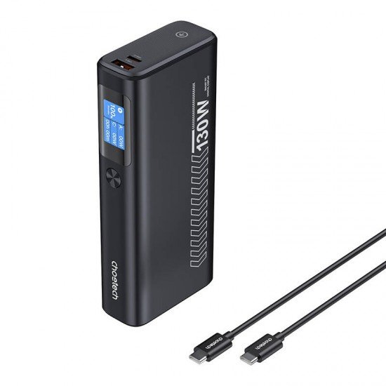 Τράπεζα ενέργειας Choetech B702 20000mAh PD100W 2C1A (γκρι) Τράπεζα ενέργειας Choetech B702 20000mAh PD100W 2C1A (γκρι)