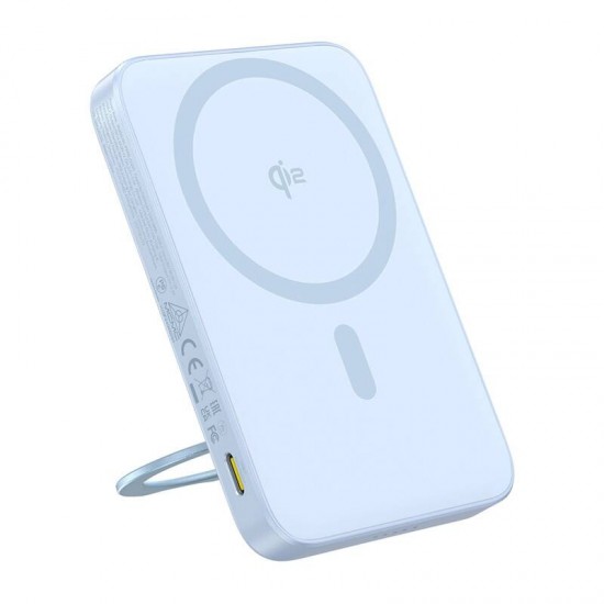Baseus powerbank με βάση στήριξης PicoGo Qi2 5000mAh 20W (μπλε)