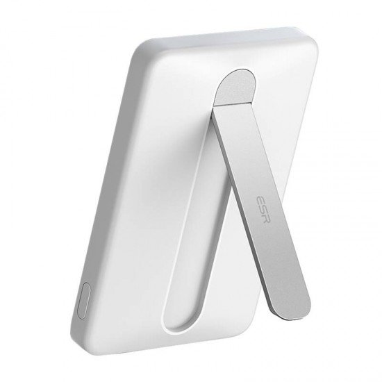 ESR Qi2 MagSlim 5000 mAh μαγνητικό powerbank με βάση (λευκό) ESR Qi2 MagSlim 5000 mAh μαγνητικό powerbank με βάση (λευκό)