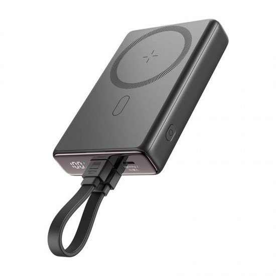 Μαγνητικό powerbank Joyroom με βάση JR-PBM01, 20W, 10000mA (μαύρα) Μαγνητικό powerbank Joyroom με βάση JR-PBM01, 20W, 10000mA (μαύρα)