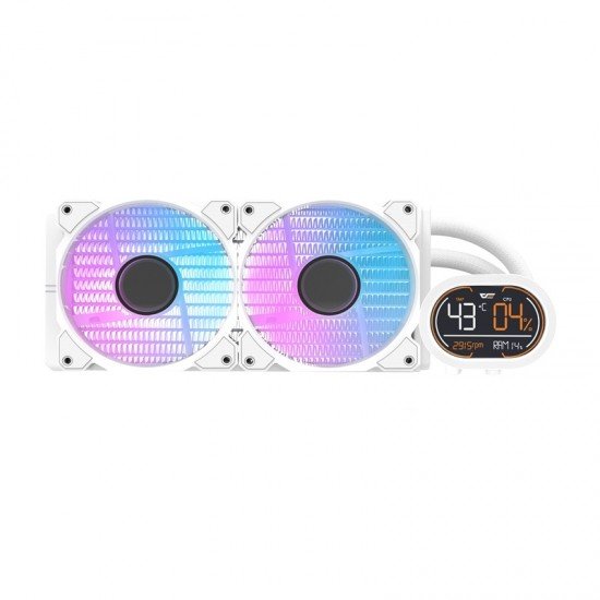 Darkflash DH240D ψύκτης νερού CPU (λευκό) Darkflash DH240D ψύκτης νερού CPU (λευκό)