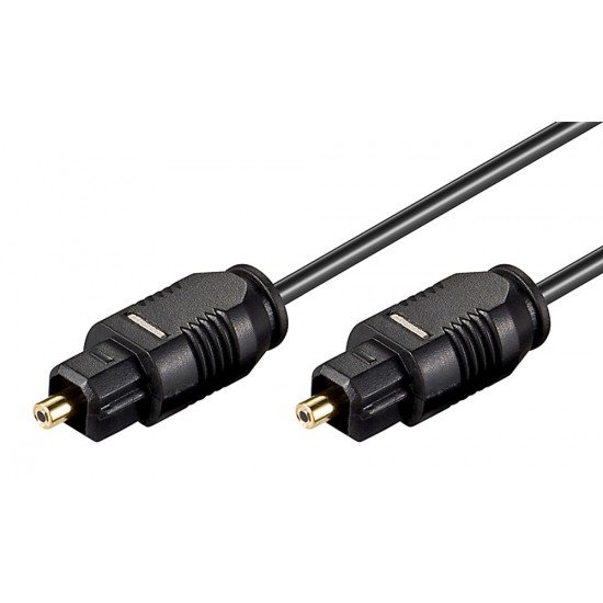 GOOBAY καλώδιο ήχου Toslink 50563, gold plated, 2.2mm, 0.5m, μαύρο GOOBAY καλώδιο ήχου Toslink 50563, gold plated, 2.2mm, 0.5m, μαύρο