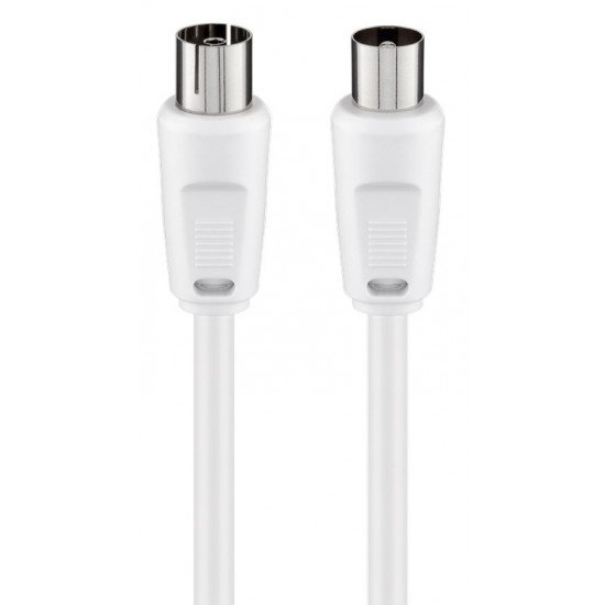 GOOBAY καλώδιο κεραίας αρσενικό σε θηλυκό 50910, <70dB, CCS, 0.5m, λευκό GOOBAY καλώδιο κεραίας αρσενικό σε θηλυκό 50910, <70dB, CCS, 0.5m, λευκό
