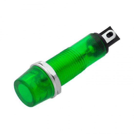 Λαμπάκι 6mm 230V Πράσινο