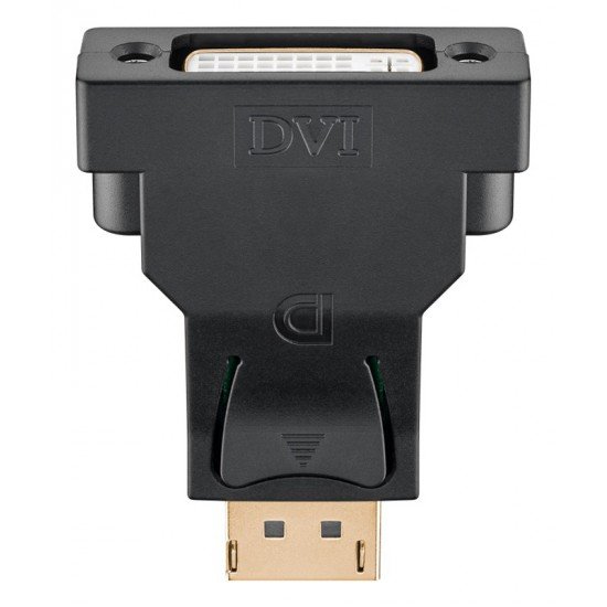 GOOBAY αντάπτορας DisplayPort σε DVI-D 1.1 51720, gold-plated, μαύρος