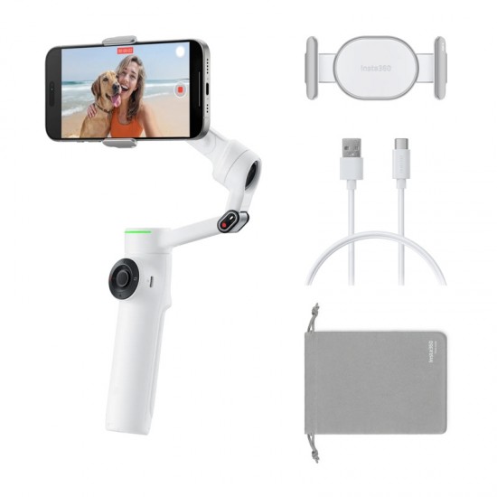 Insta360 Flow 2 Pro AI Tracker Stabilizer Stabilizer Bundle (λευκό) Insta360 Flow 2 Pro AI Tracker Stabilizer Stabilizer Bundle (λευκό)