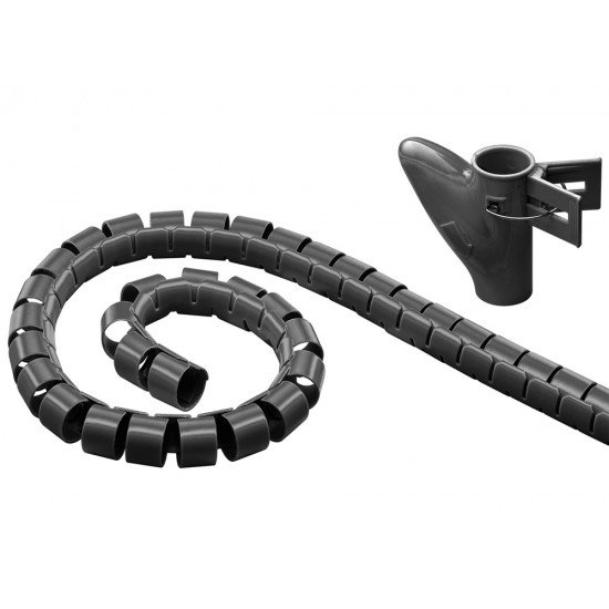 GOOBAY δεματικό καλωδίων 51924, πλαστικό, Φ 20mm, 2.5m, μαύρο GOOBAY δεματικό καλωδίων 51924, πλαστικό, Φ 20mm, 2.5m, μαύρο