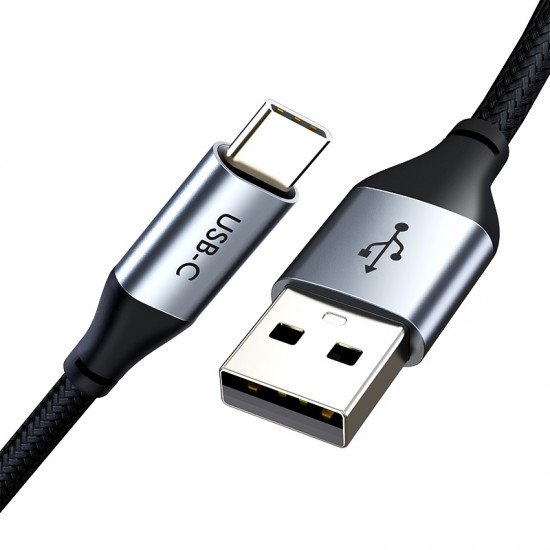 CABLETIME καλώδιο USB-A σε USB-C C160, 3A, USB 2.0, 1m, μαύρο CABLETIME καλώδιο USB-A σε USB-C C160, 3A, USB 2.0, 1m, μαύρο