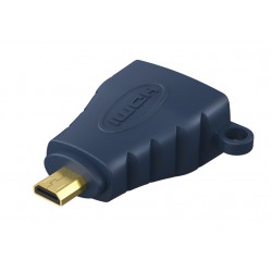 CABLETIME αντάπτορας micro HDMI σε HDMI HA16R, 4K/60Hz, μπλε CABLETIME αντάπτορας micro HDMI σε HDMI HA16R, 4K/60Hz, μπλε