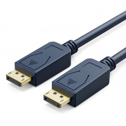 CABLETIME καλώδιο DisplayPort CT-01G, 4K/60Hz, 18 Gbps, 0.5m, μπλε CABLETIME καλώδιο DisplayPort CT-01G, 4K/60Hz, 18 Gbps, 0.5m, μπλε