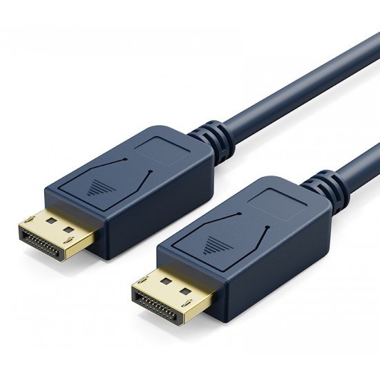 CABLETIME καλώδιο DisplayPort CT-01G, 4K/60Hz, 18 Gbps, 0.5m, μπλε CABLETIME καλώδιο DisplayPort CT-01G, 4K/60Hz, 18 Gbps, 0.5m, μπλε