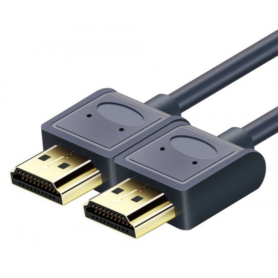 CABLETIME καλώδιο HDMI AV540-USHEAAG με Ethernet, slim, 4K/60Hz, 18 Gbps, 1m, μπλε CABLETIME καλώδιο HDMI AV540-USHEAAG με Ethernet, slim, 4K/60Hz, 18 Gbps, 1m, μπλε