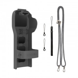 Προστατευτική θήκη Sunnylife με ιμάντα και κορδόνι για το Osmo Pocket 3 (γκρι) Προστατευτική θήκη Sunnylife με ιμάντα και κορδόνι για το Osmo Pocket 3 (γκρι)