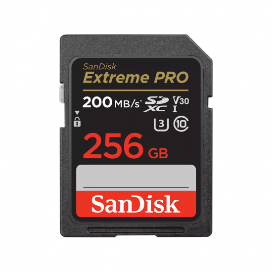 SanDisk Extreme PRO 256GB SDXC UHS-I + 2 years RescuePRO Deluxe SanDisk Extreme PRO 256GB SDXC UHS-I + 2 years RescuePRO Deluxe