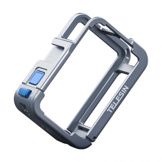 Μεταλλική θήκη Telesin για DJI Osmo Action 5 (μπλε) Μεταλλική θήκη Telesin για DJI Osmo Action 5 (μπλε)