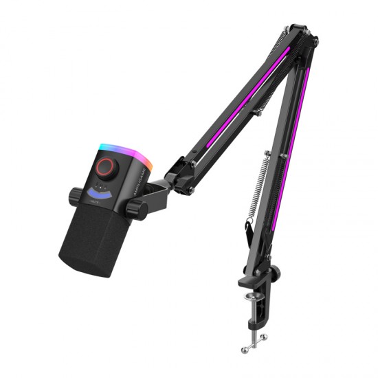 Fifine AM8proT δυναμικό μικρόφωνο βραχίονα (μαύρο) Fifine AM8proT δυναμικό μικρόφωνο βραχίονα (μαύρο)