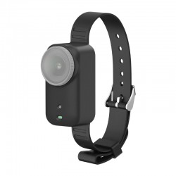 Ζώνη σιλικόνης / κολάρο κατοικίδιων ζώων Puluz για DJI Osmo Nano (Μαύρο)