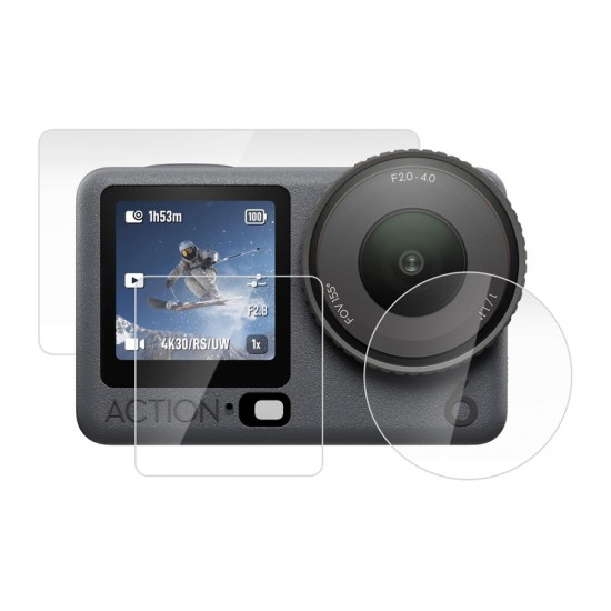 Σετ γυαλιού Puluz για DJI Osmo Action 6 (3 τεμάχια).