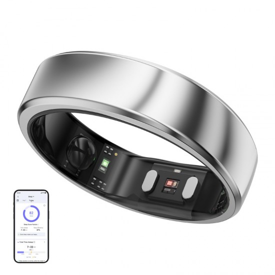 Smartring RingConn Air Gen 2 (μέγεθος 11, γαλαξιακό ασημί)