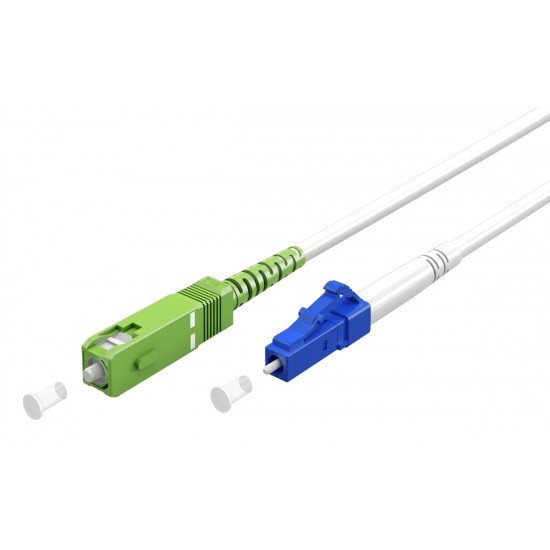 GOOBAY καλώδιο οπτικής ίνας SC-APC σε LC-UPC 59609, Singlemode OS2, 2m, λευκό GOOBAY καλώδιο οπτικής ίνας SC-APC σε LC-UPC 59609, Singlemode OS2, 2m, λευκό