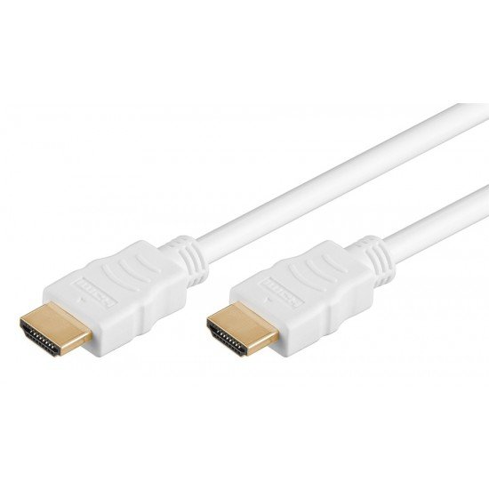 GOOBAY καλώδιο HDMI 2.0 με Ethernet 61020, 18Gbit/s, 4K/60Hz, 2m, λευκό GOOBAY καλώδιο HDMI 2.0 με Ethernet 61020, 18Gbit/s, 4K/60Hz, 2m, λευκό