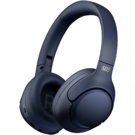 QCY H3 High-Res Headset Blue - w. Mic, Active Noise Canceling with 4 mode ANC 60h Multipoint QCY H3 High-Res Headset Blue - w. Mic, Active Noise Canceling with 4 mode ANC 60h Multipoint