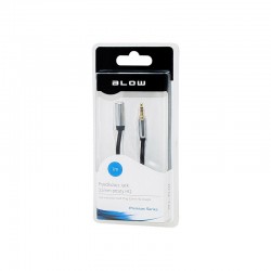 Καλώδιο Stereo Jack 3.5mm 1m M/F Premium Καλώδιο Stereo Jack 3.5mm 1m M/F Premium