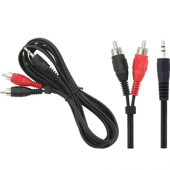 Καλώδιο Stereo Jack 3.5mm - 2xRCA M/M 2.5m-3m