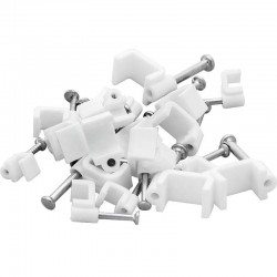 Ρόκες Καλωδίου 4/10 100τμχ Λευκές Ρόκες Καλωδίου 4/10 100τμχ Λευκές