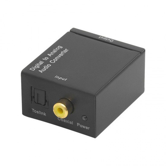Coaxial ή Toslink σε Analog L/R Converter Coaxial ή Toslink σε Analog L/R Converter